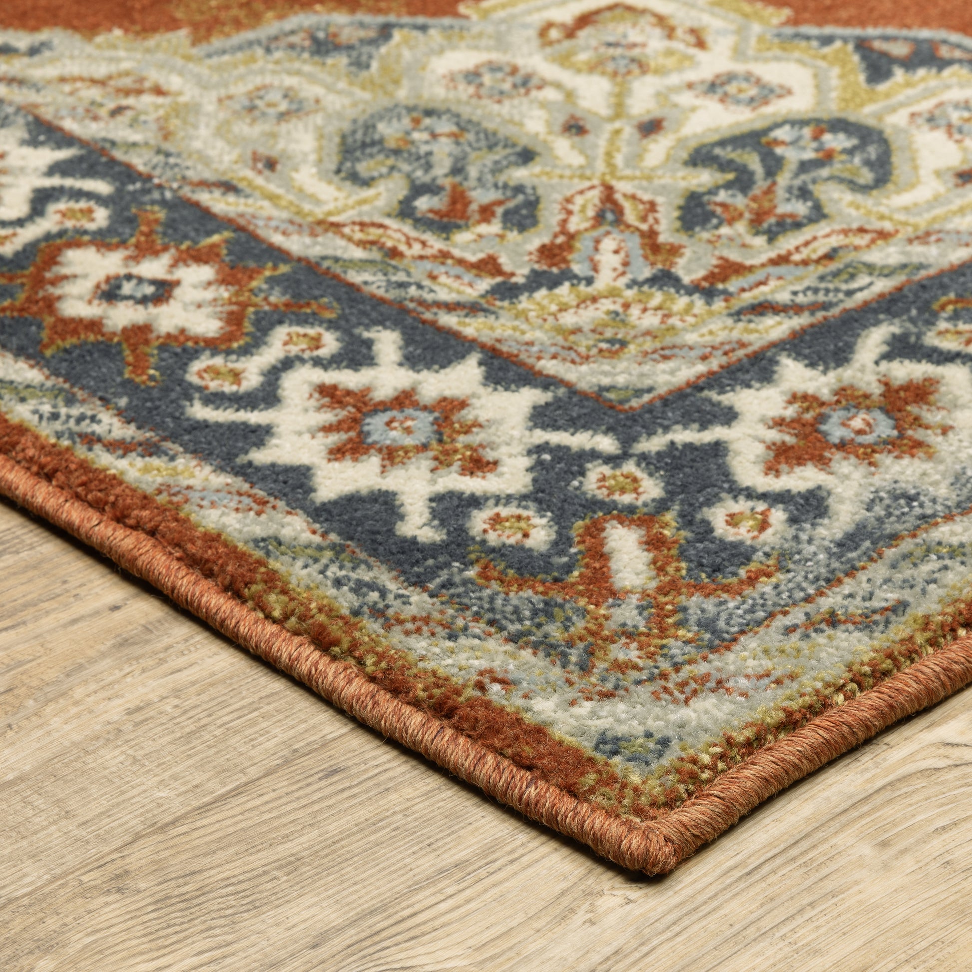 Oriental Weavers Branson  Rust Beige Traditional