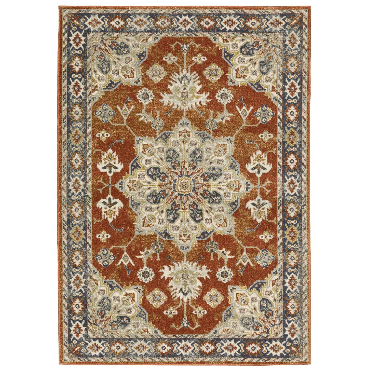 Oriental Weavers Branson  Rust Beige Traditional