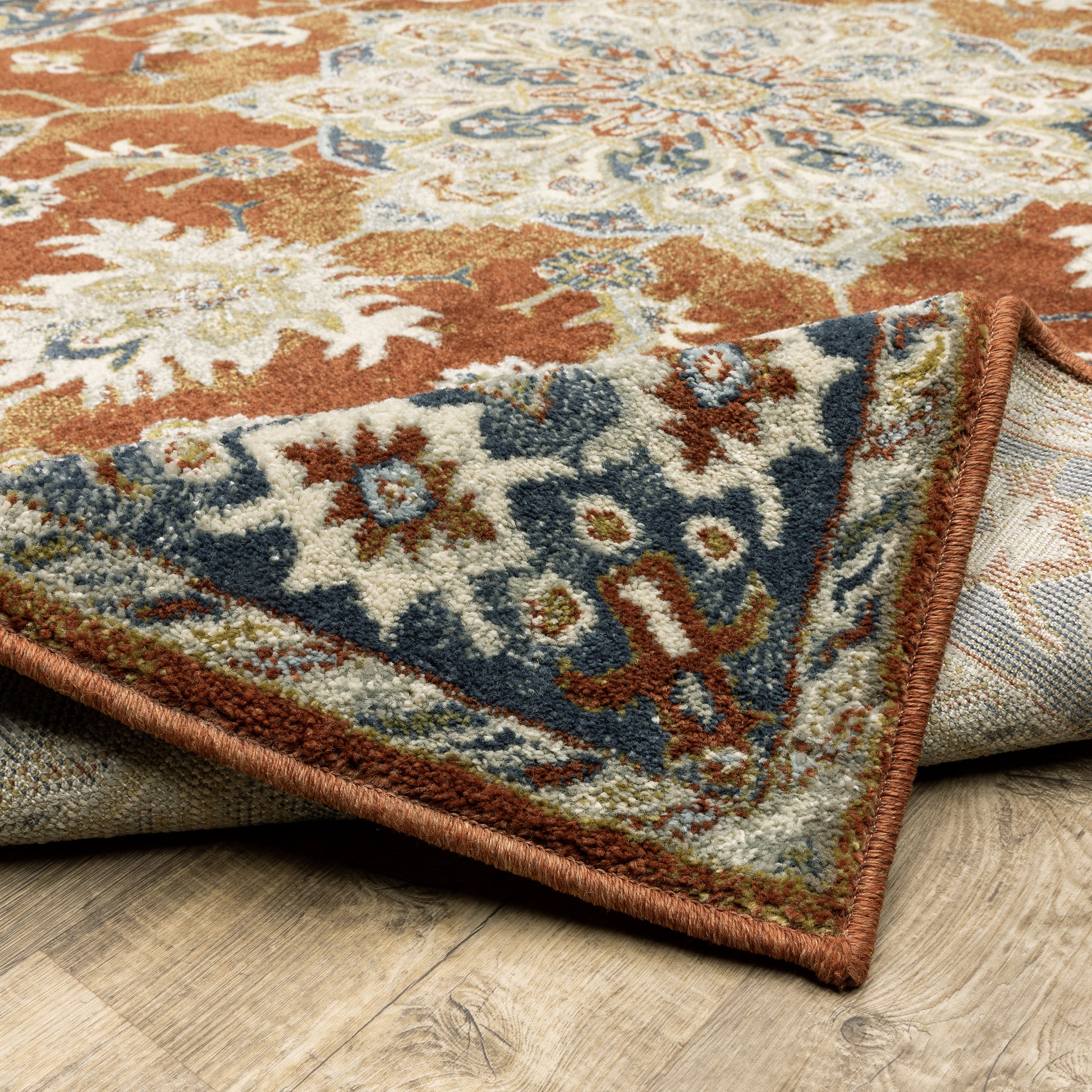 Oriental Weavers Branson  Rust Beige Traditional