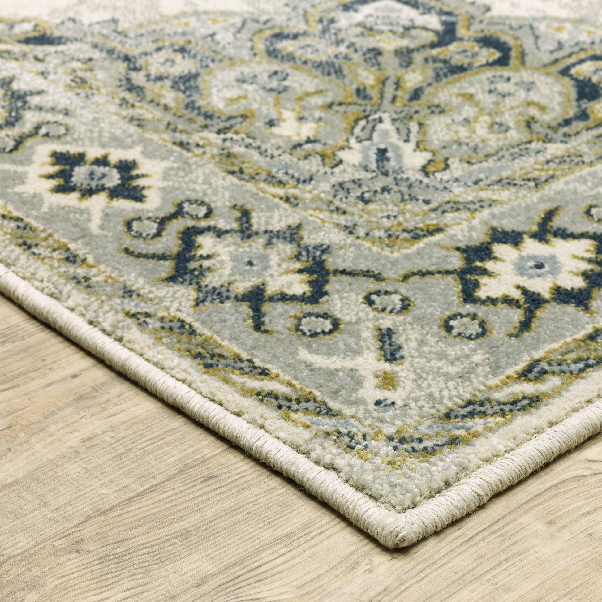 Oriental Weavers Branson  Ivory Blue Traditional