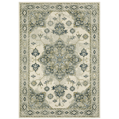 Oriental Weavers Branson  Ivory Blue Traditional