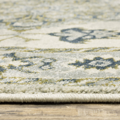 Oriental Weavers Branson  Ivory Blue Traditional