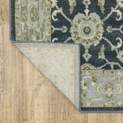 Oriental Weavers Branson  Teal Ivory Traditional