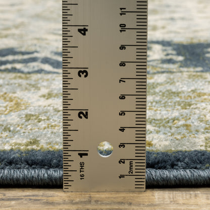 Oriental Weavers Branson  Teal Ivory Traditional