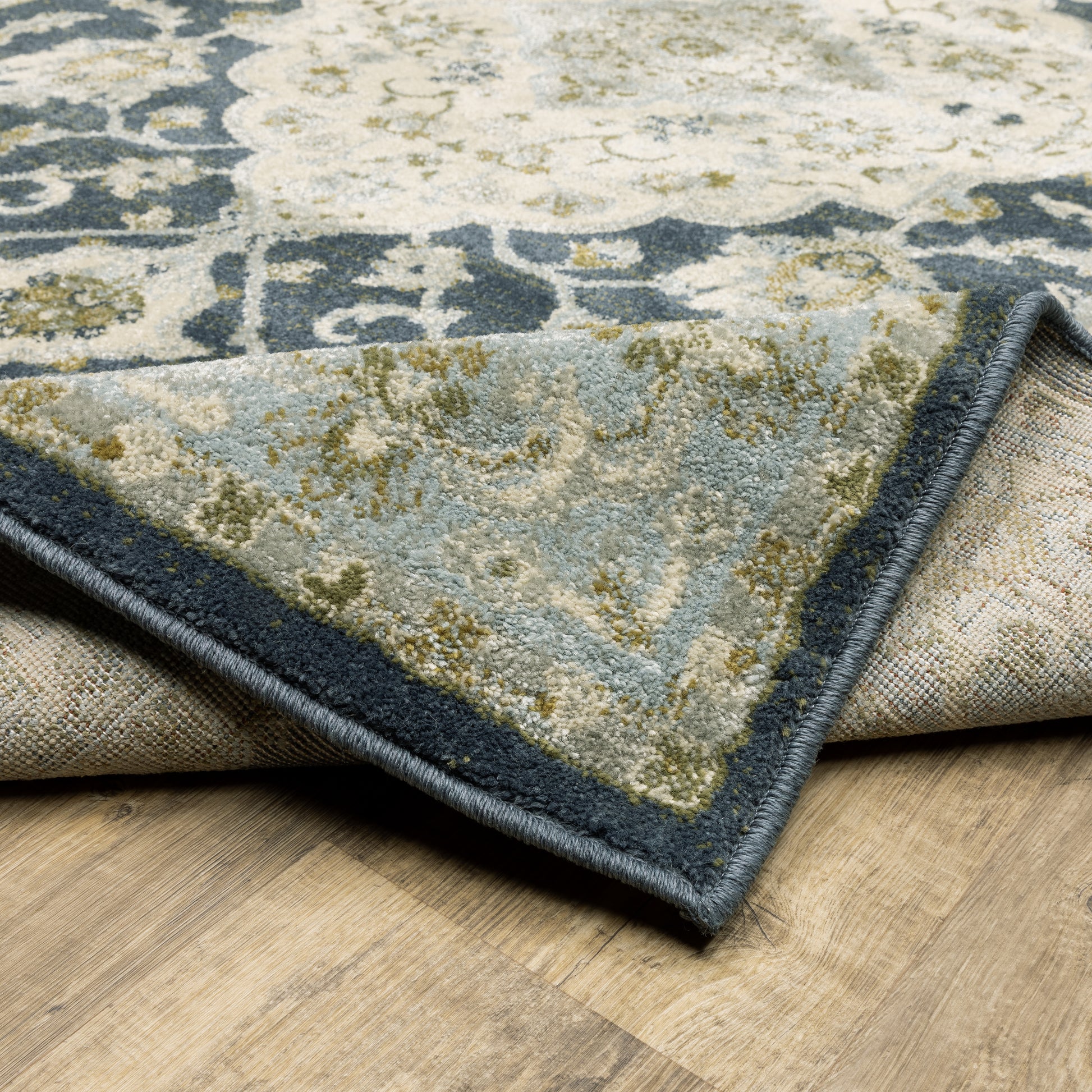 Oriental Weavers Branson  Teal Ivory Traditional