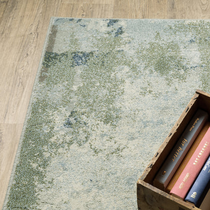 Oriental Weavers Branson  Blue Green Modern & Contemporary