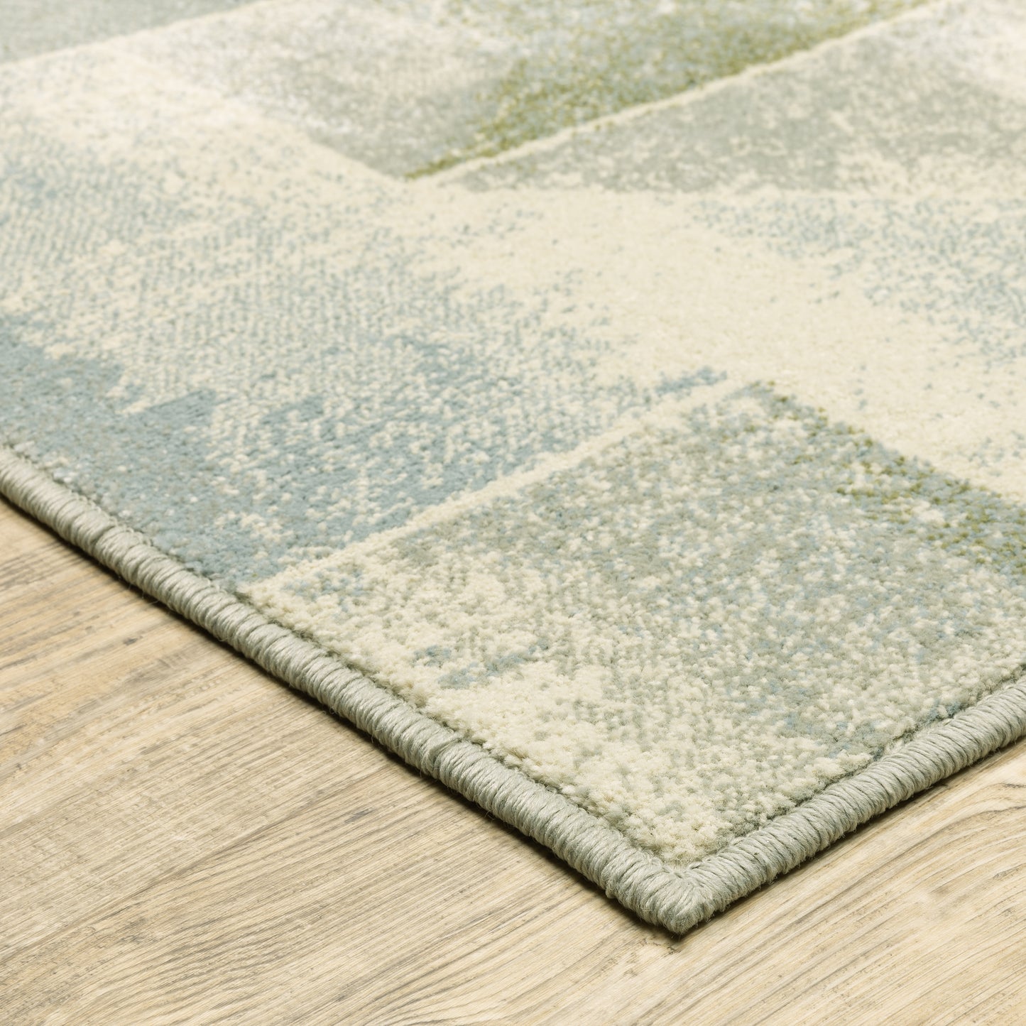 Oriental Weavers Branson  Blue Green Modern & Contemporary