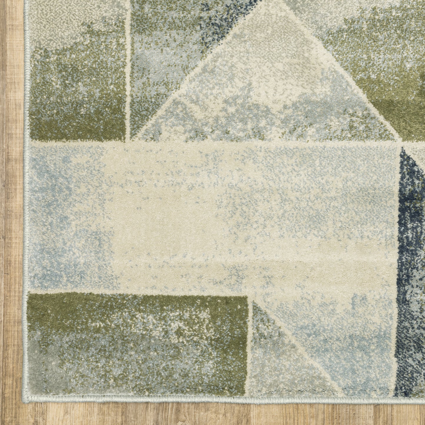 Oriental Weavers Branson  Blue Green Modern & Contemporary