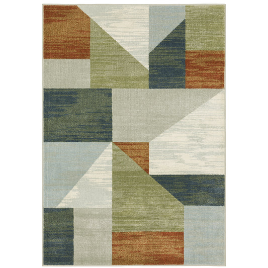 Oriental Weavers Branson  Grey Multi Modern & Contemporary