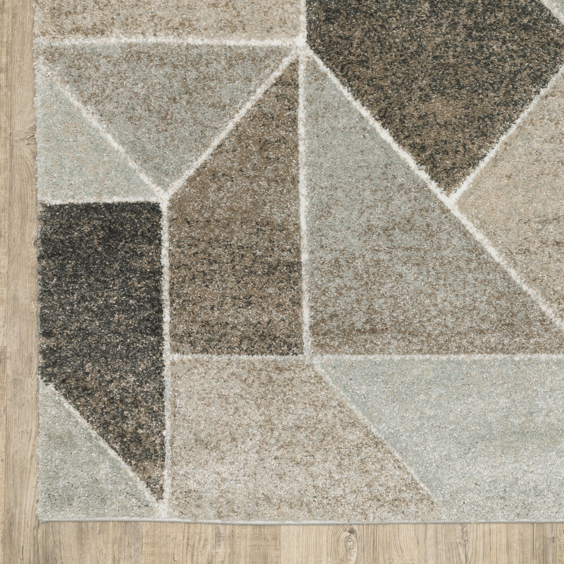 Oriental Weavers Cambria  Grey Brown Modern & Contemporary