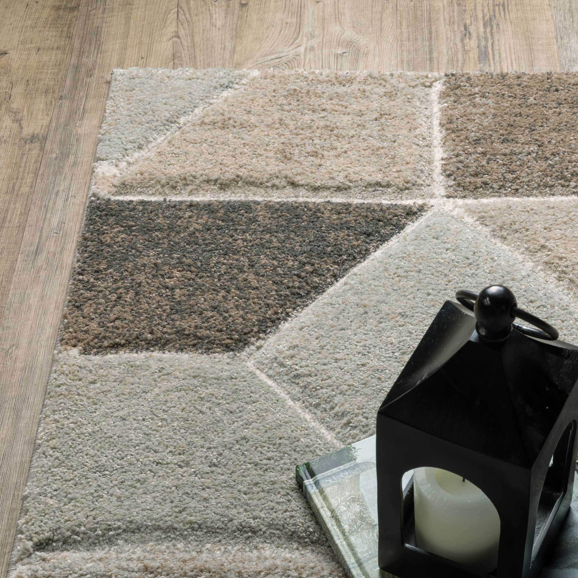 Oriental Weavers Cambria  Grey Brown Modern & Contemporary