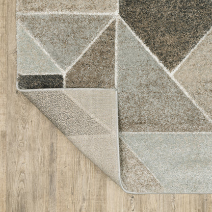 Oriental Weavers Cambria  Grey Brown Modern & Contemporary