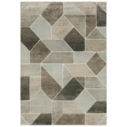 Oriental Weavers Cambria  Grey Brown Modern & Contemporary