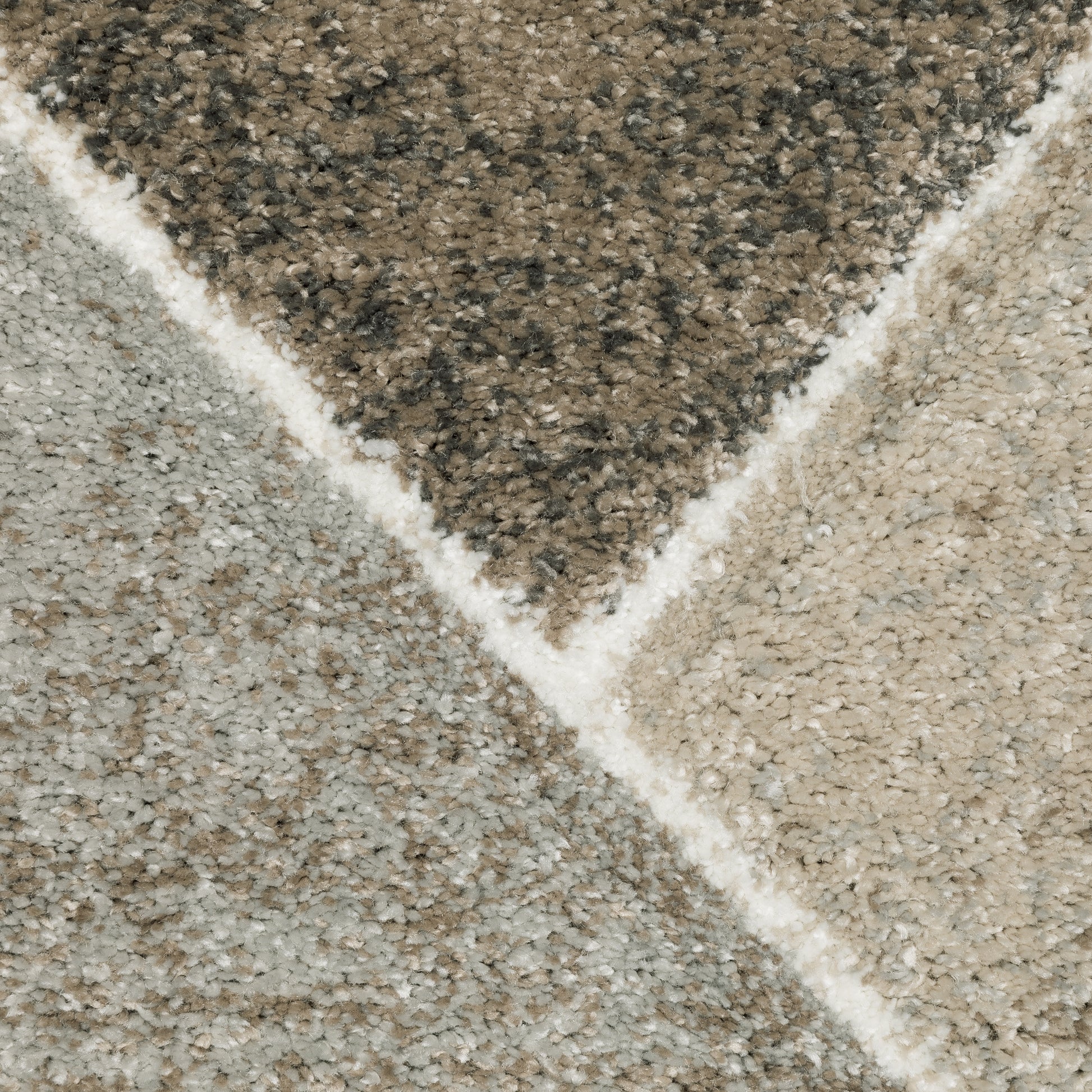 Oriental Weavers Cambria  Grey Brown Modern & Contemporary
