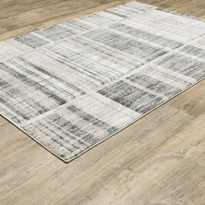 Oriental Weavers Cambria  Tan Charcoal Modern & Contemporary