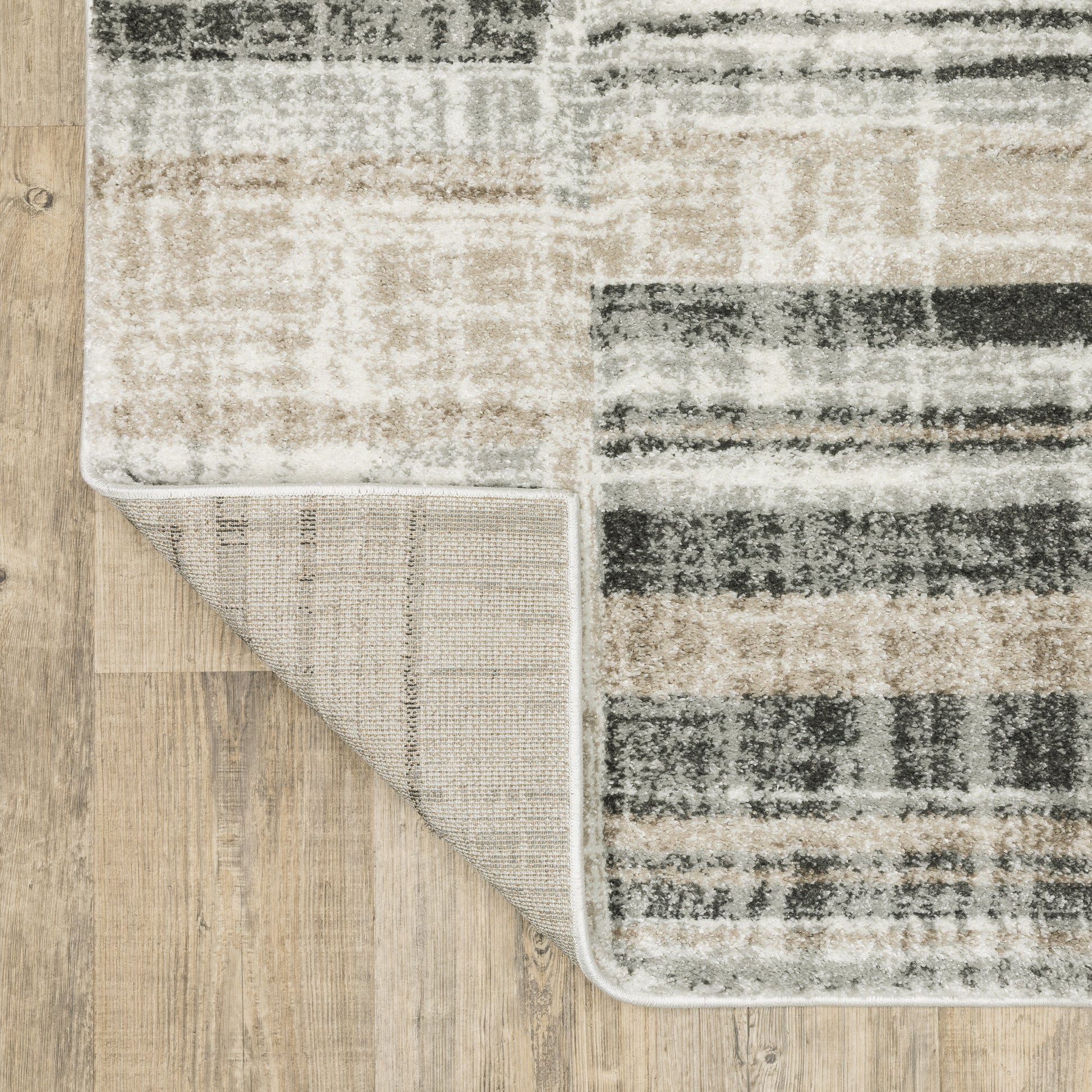 Oriental Weavers Cambria  Tan Charcoal Modern & Contemporary