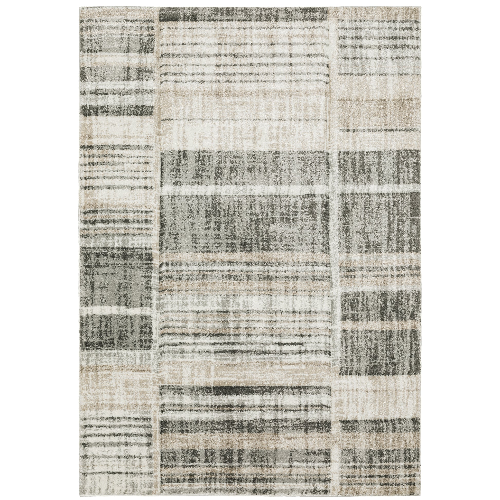 Oriental Weavers Cambria  Tan Charcoal Modern & Contemporary