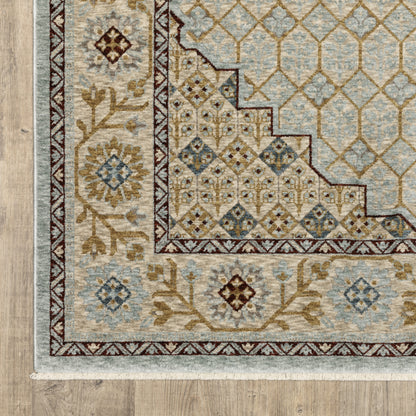 Oriental Weavers Capella  Blue Gold Traditional
