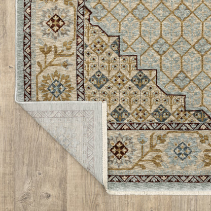 Oriental Weavers Capella  Blue Gold Traditional