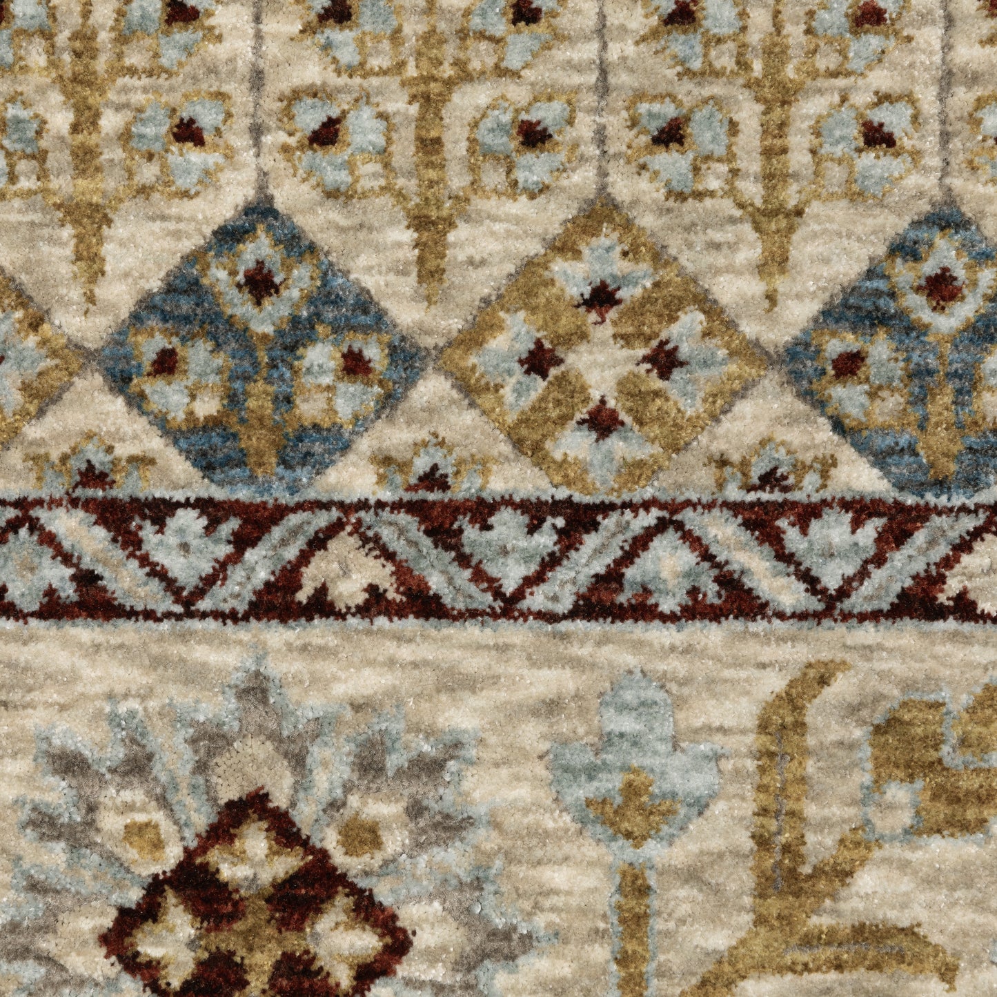Oriental Weavers Capella  Blue Gold Traditional
