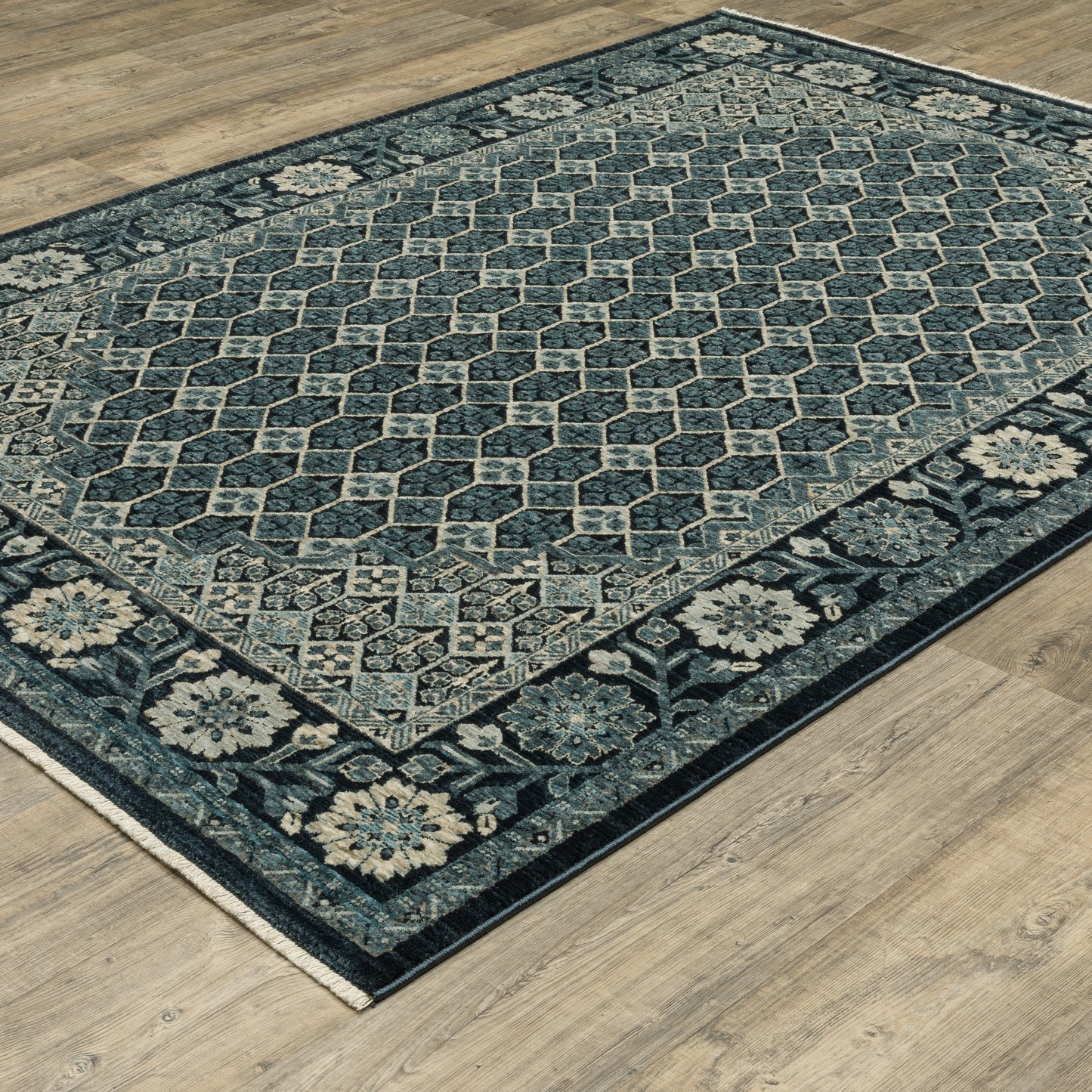 Oriental Weavers Capella  Blue Ivory Traditional
