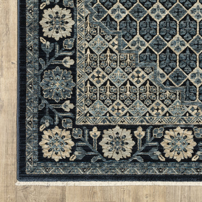Oriental Weavers Capella  Blue Ivory Traditional