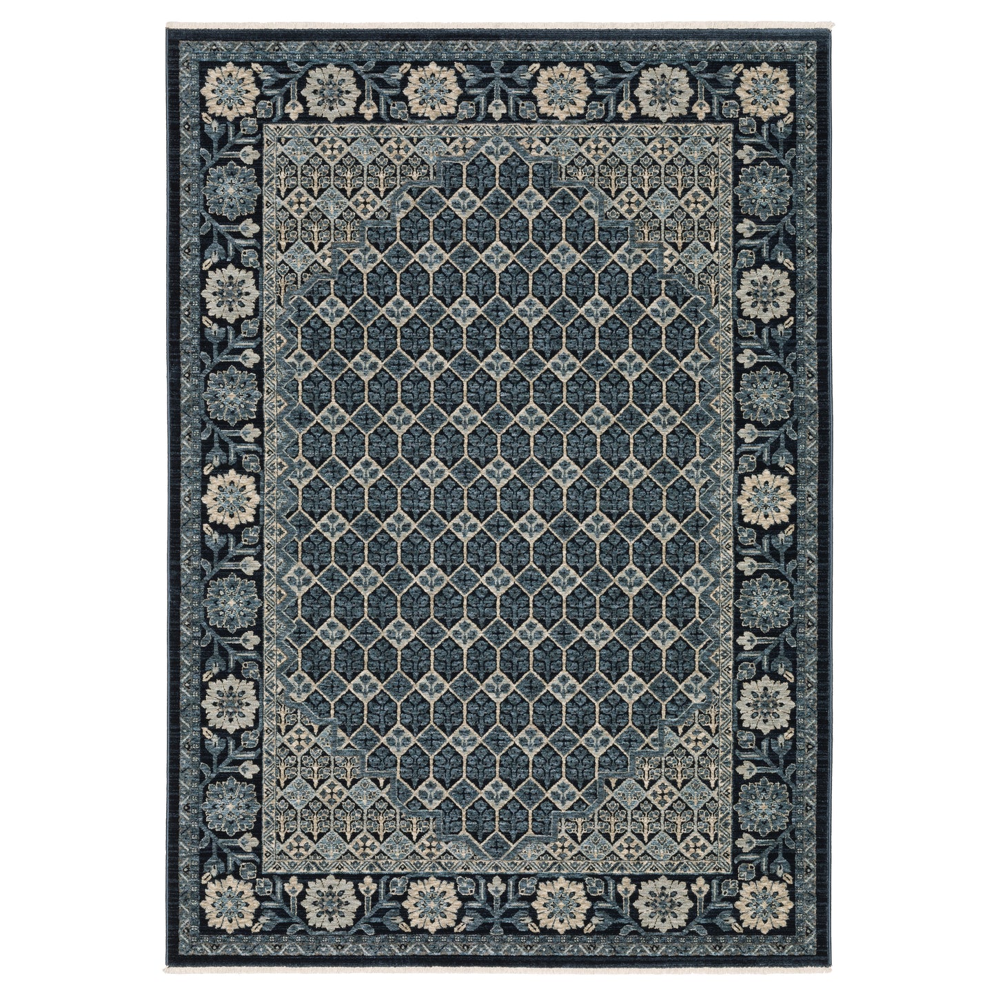 Oriental Weavers Capella  Blue Ivory Traditional