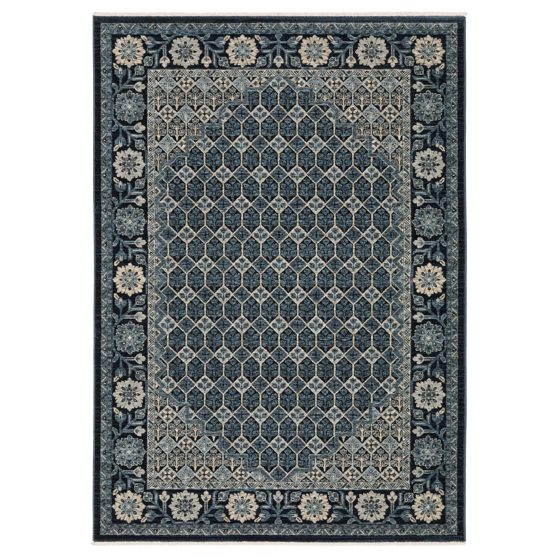 Oriental Weavers Capella  Blue Ivory Traditional