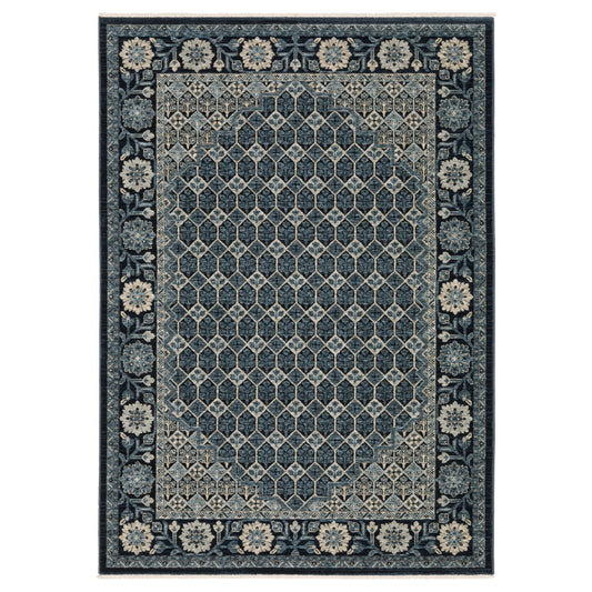 Oriental Weavers Capella  Blue Ivory Traditional