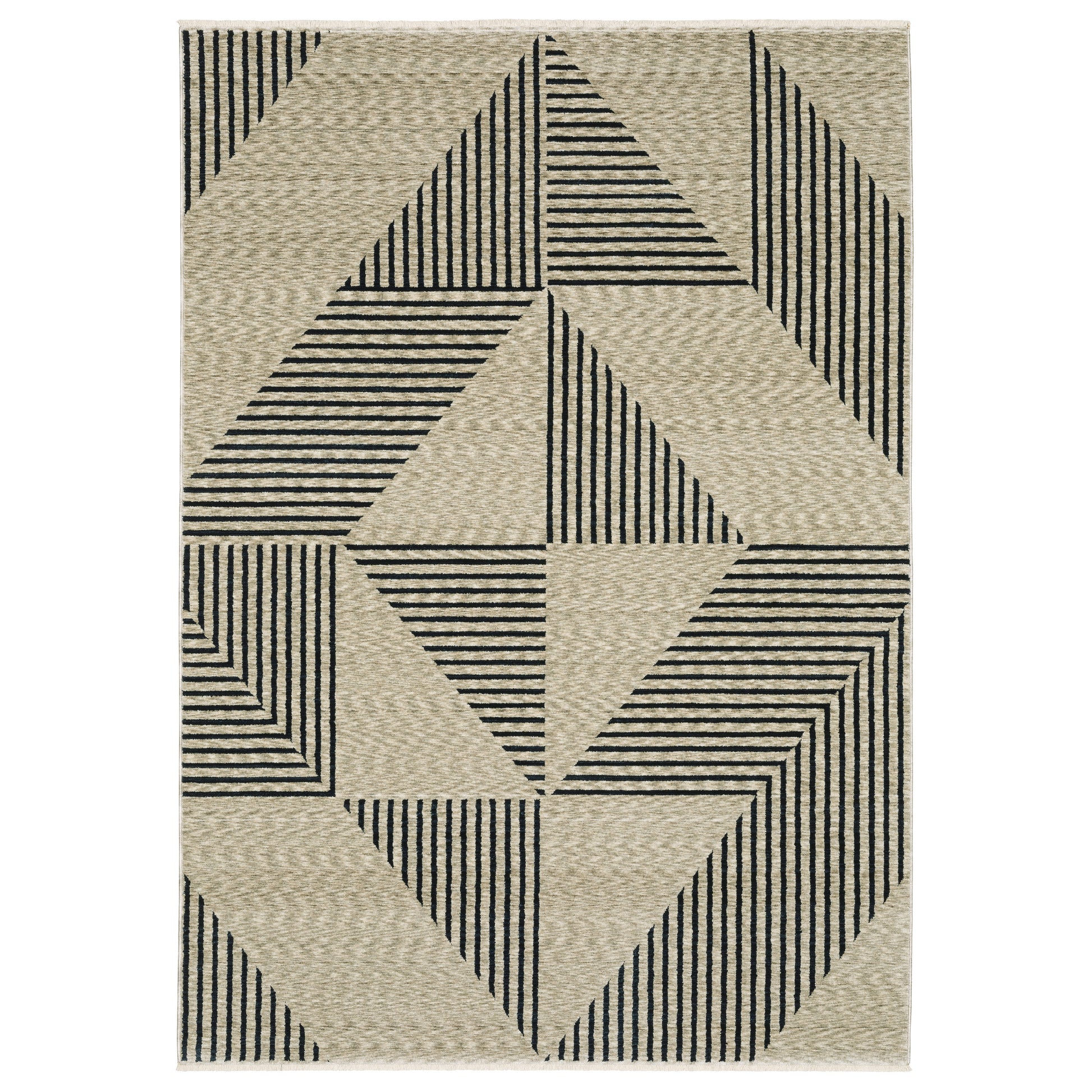 Oriental Weavers Capella  Beige Navy Modern & Contemporary