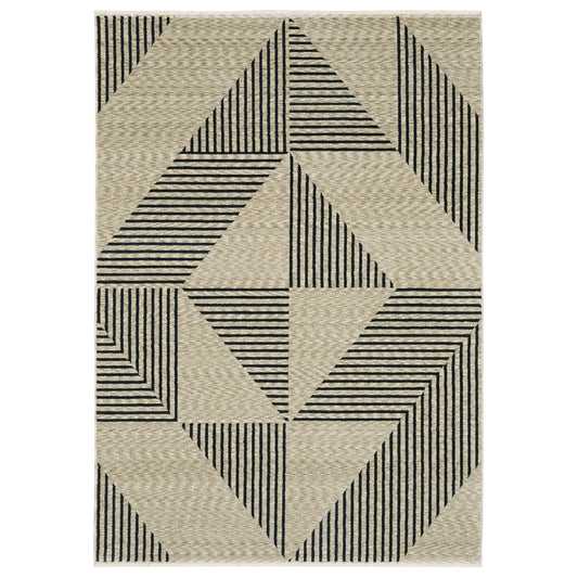 Oriental Weavers Capella  Beige Navy Modern & Contemporary