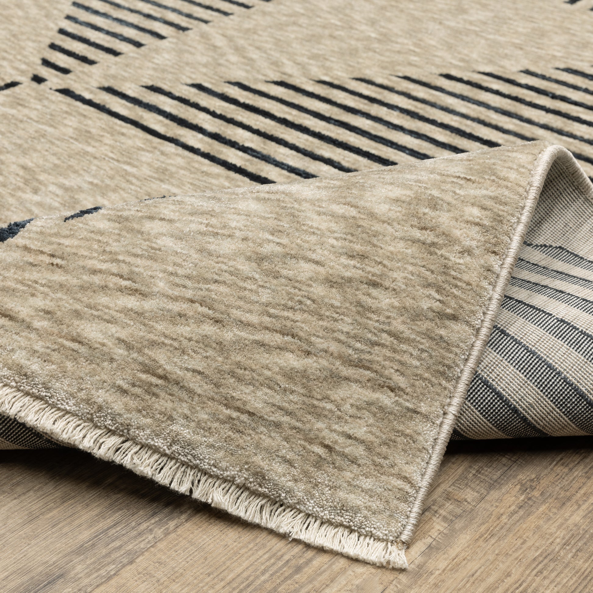 Oriental Weavers Capella  Beige Navy Modern & Contemporary