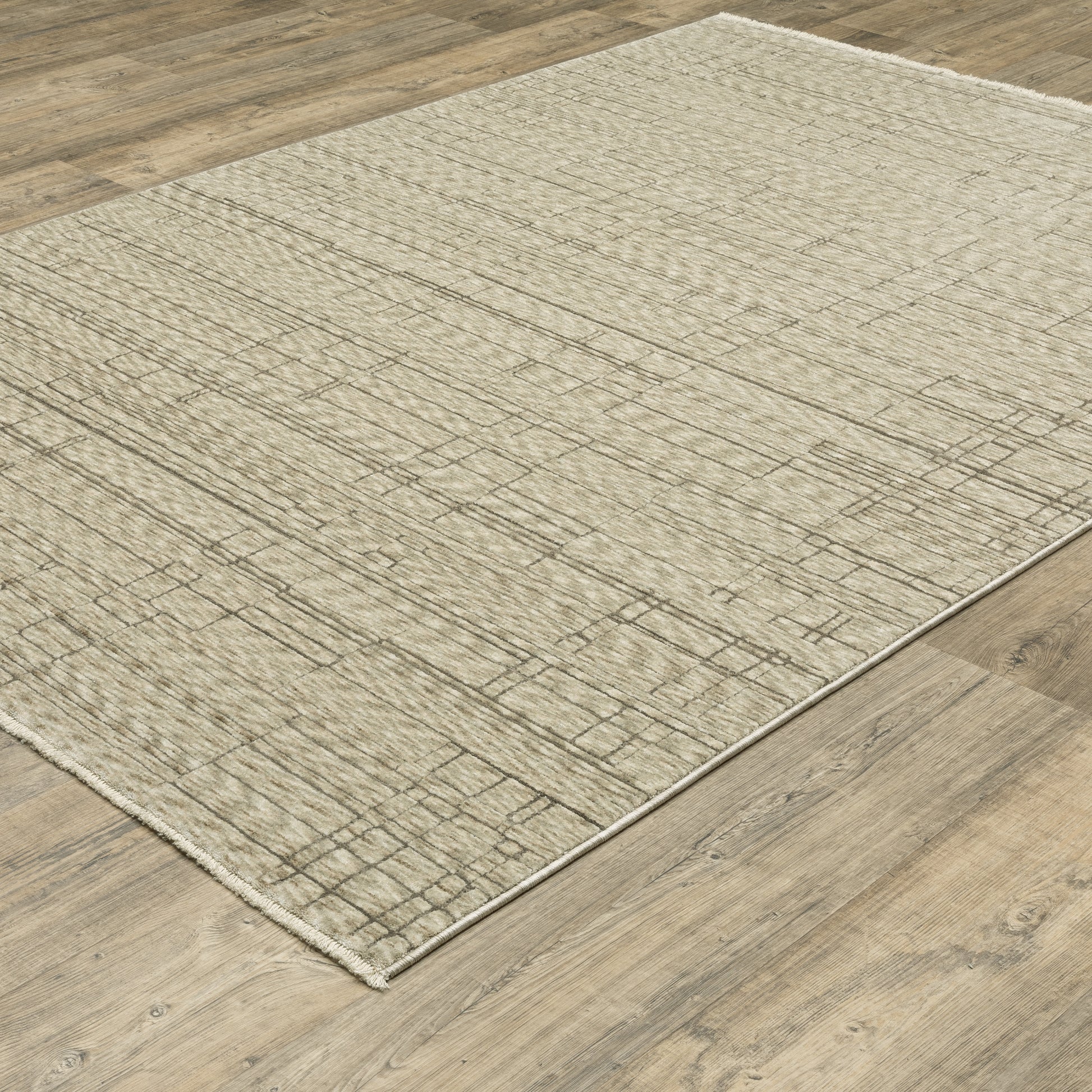 Oriental Weavers Capella  Beige Brown Industrial