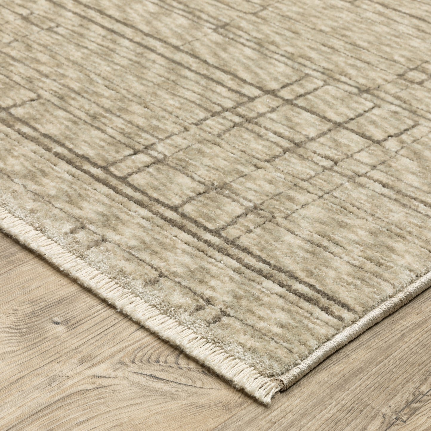 Oriental Weavers Capella  Beige Brown Industrial