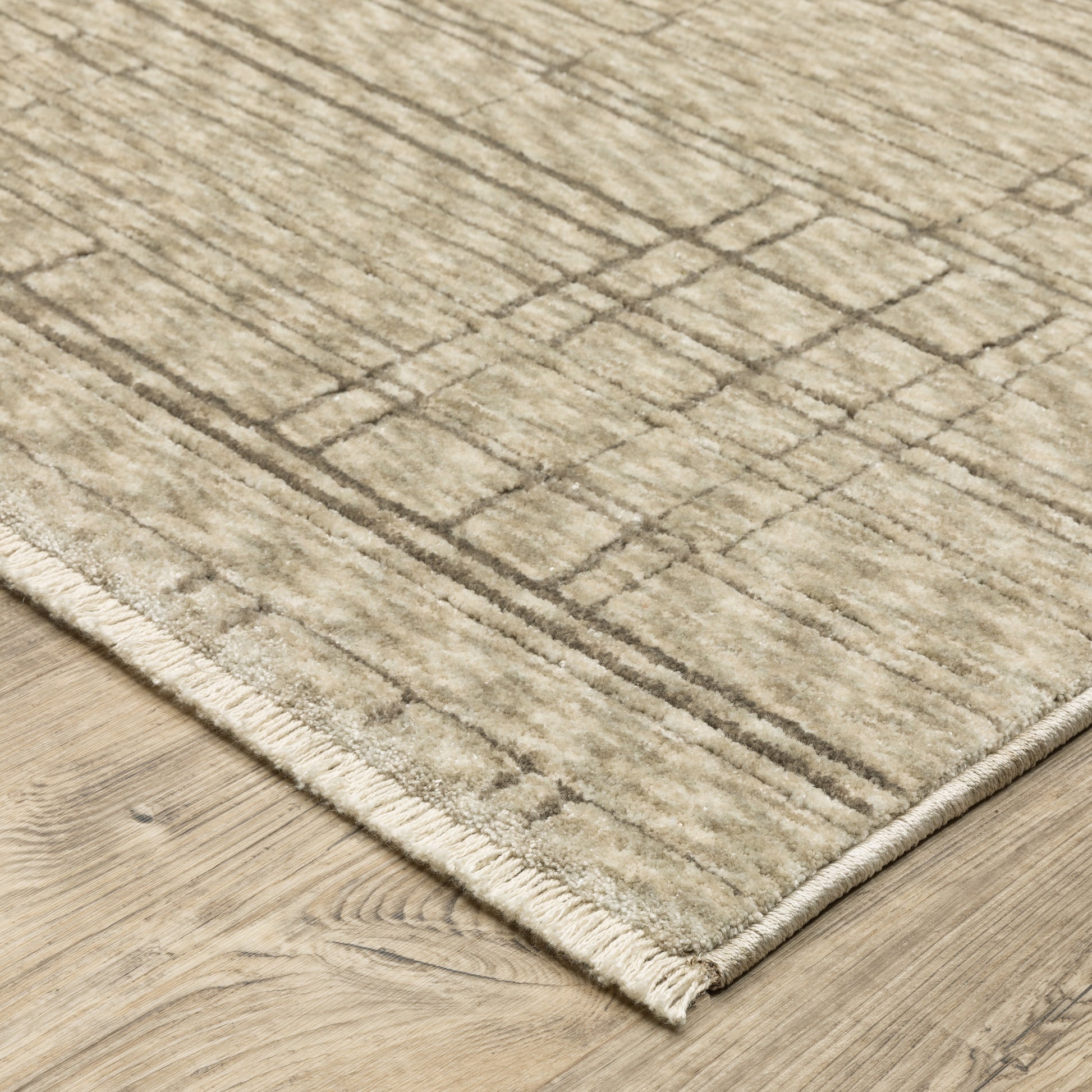 Oriental Weavers Capella  Beige Brown Industrial