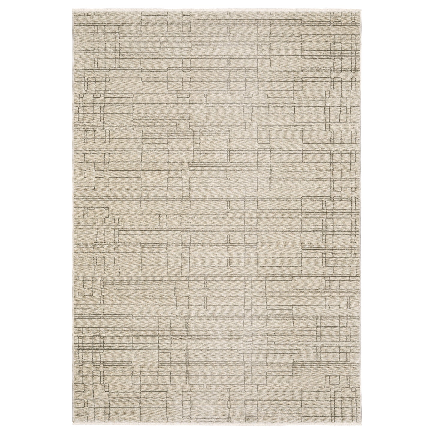 Oriental Weavers Capella  Beige Brown Industrial