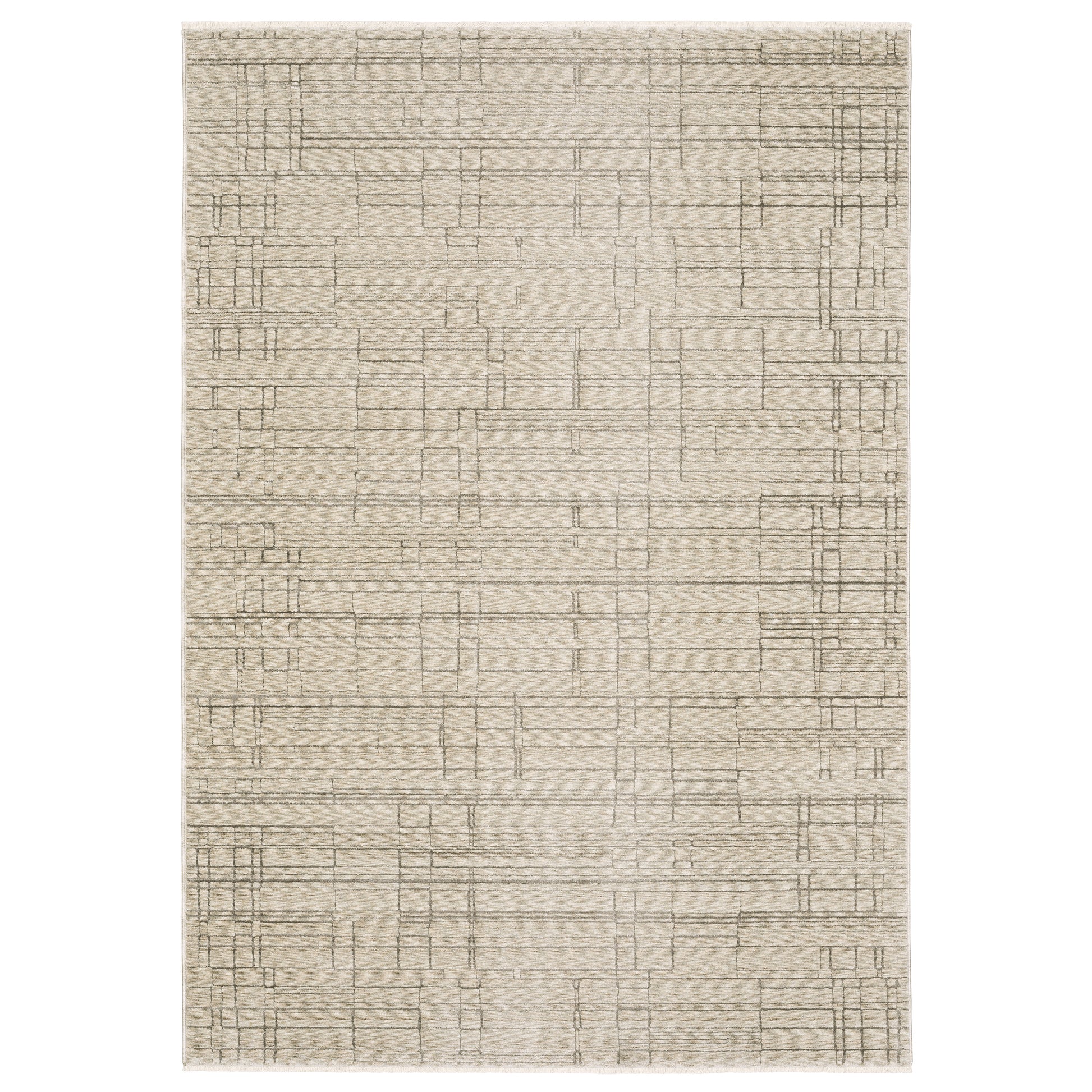 Oriental Weavers Capella  Beige Brown Industrial