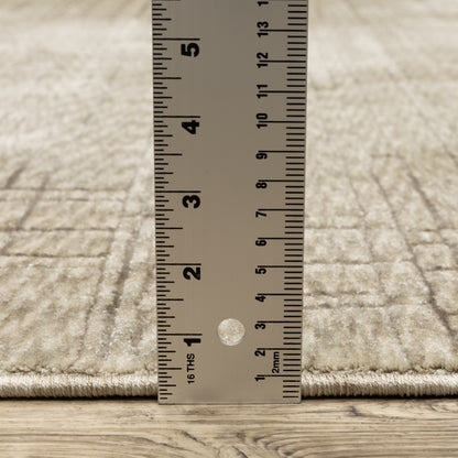 Oriental Weavers Capella  Beige Brown Industrial