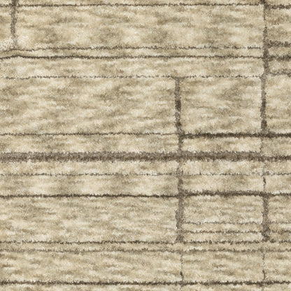 Oriental Weavers Capella  Beige Brown Industrial