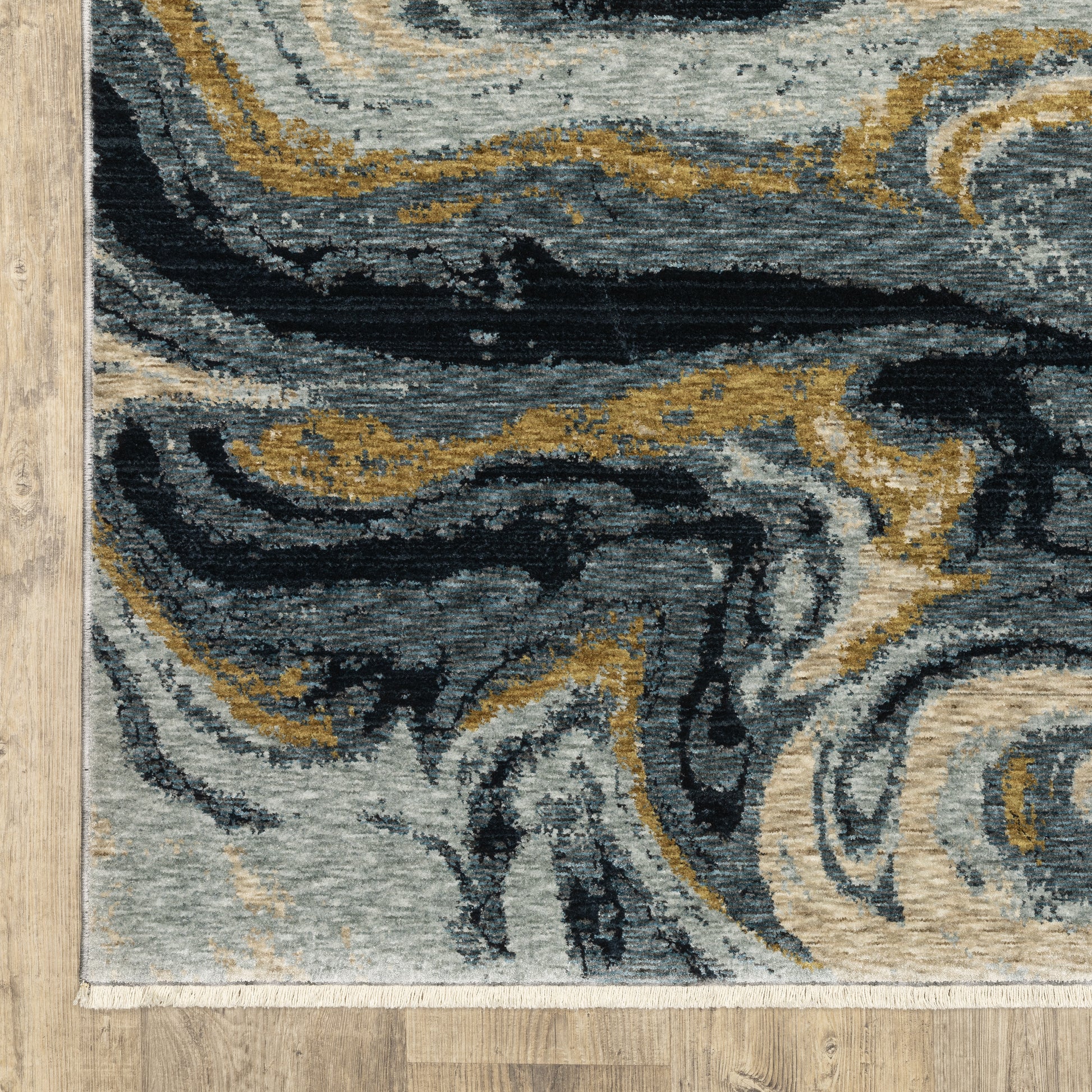 Oriental Weavers Capella  Blue Blue Modern & Contemporary
