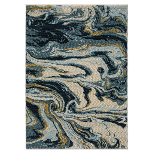 Oriental Weavers Capella  Blue Blue Modern & Contemporary