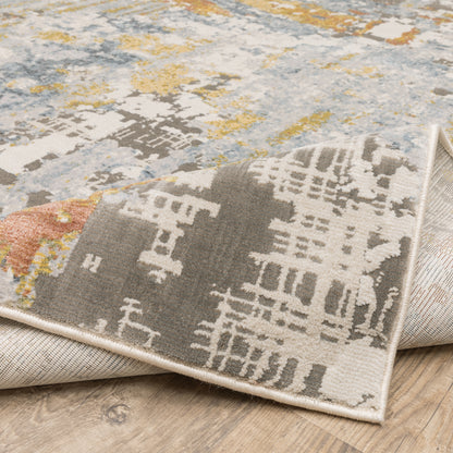 Oriental Weavers Caravan  Grey Blue Modern & Contemporary