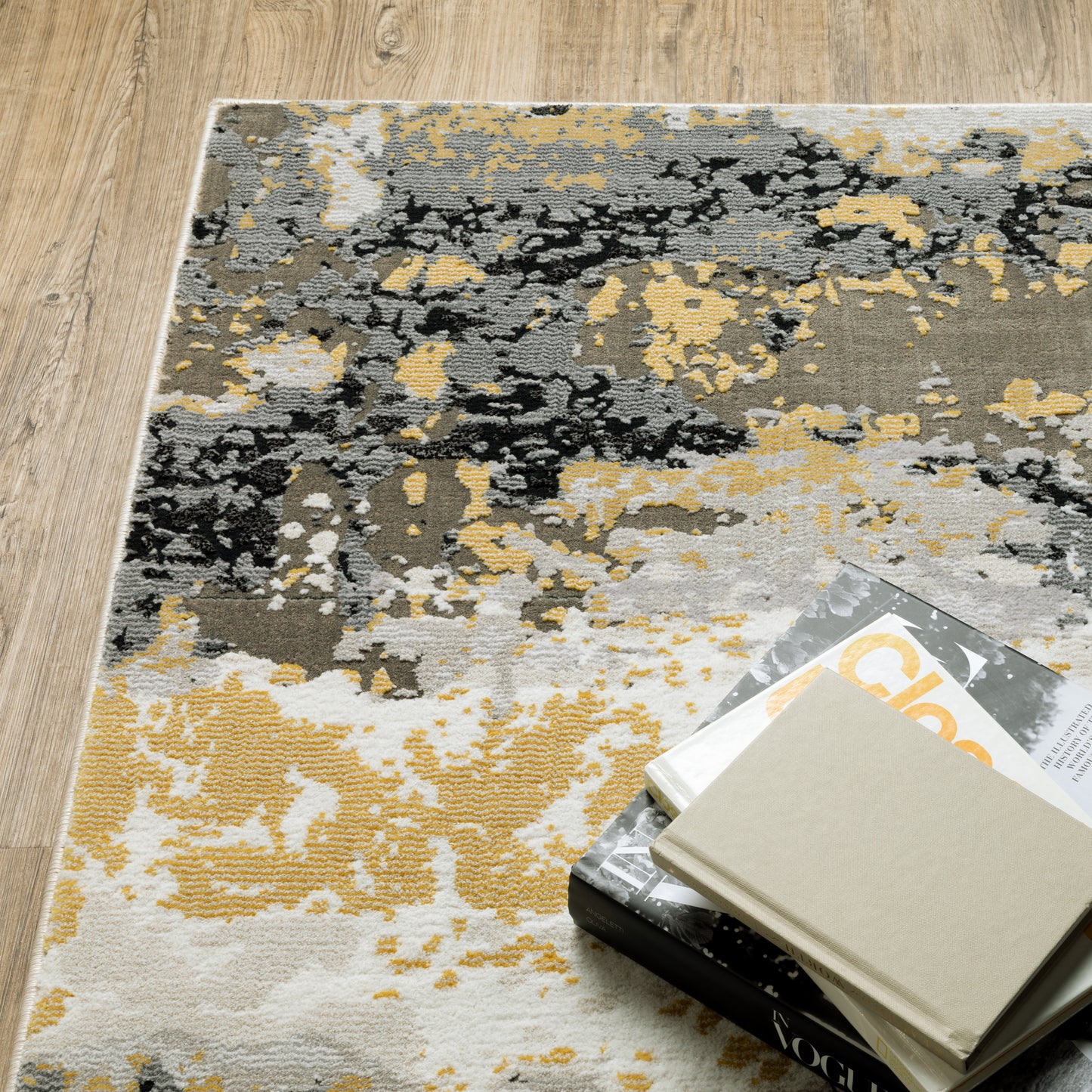 Oriental Weavers Caravan  Grey Gold Modern & Contemporary