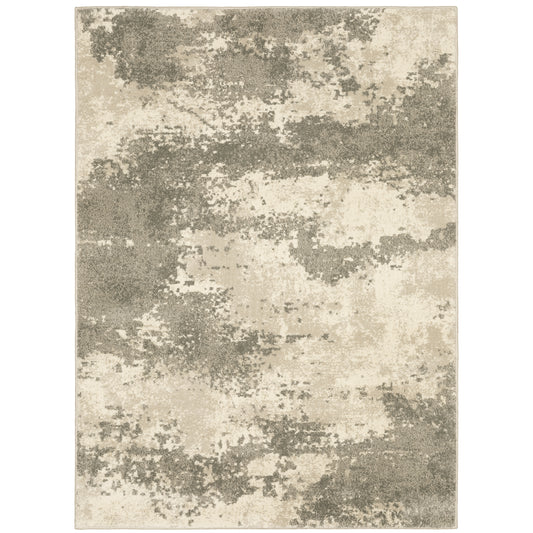 Oriental Weavers Carson  Beige Grey Industrial