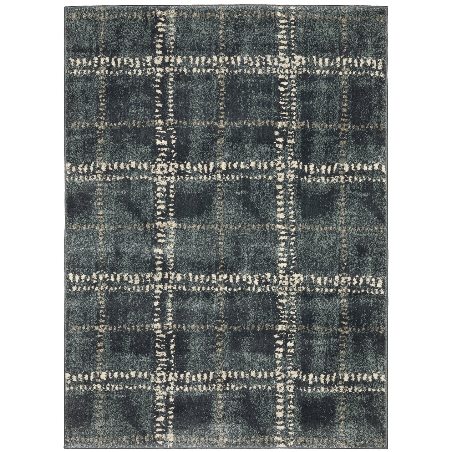 Oriental Weavers Carson  Blue Ivory Industrial
