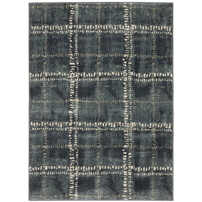 Oriental Weavers Carson  Blue Ivory Industrial