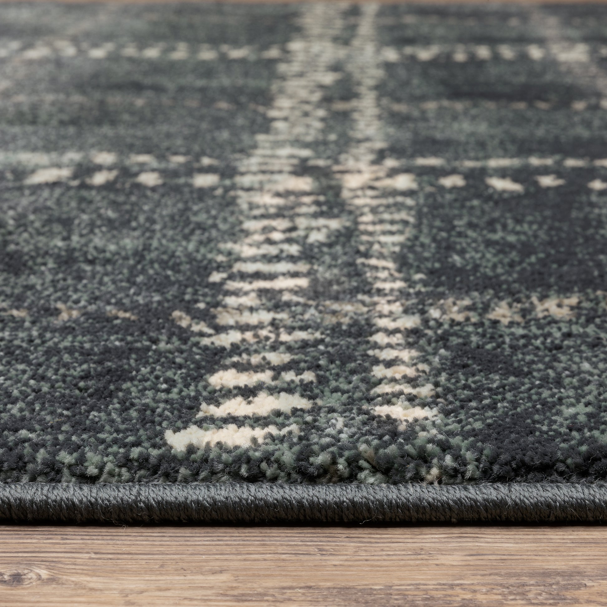 Oriental Weavers Carson  Blue Ivory Industrial