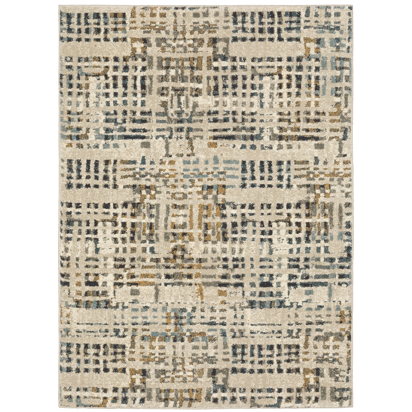 Oriental Weavers Carson  Beige Grey Modern & Contemporary