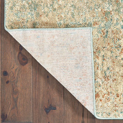 Oriental Weavers Carson  Blue Orange Modern & Contemporary