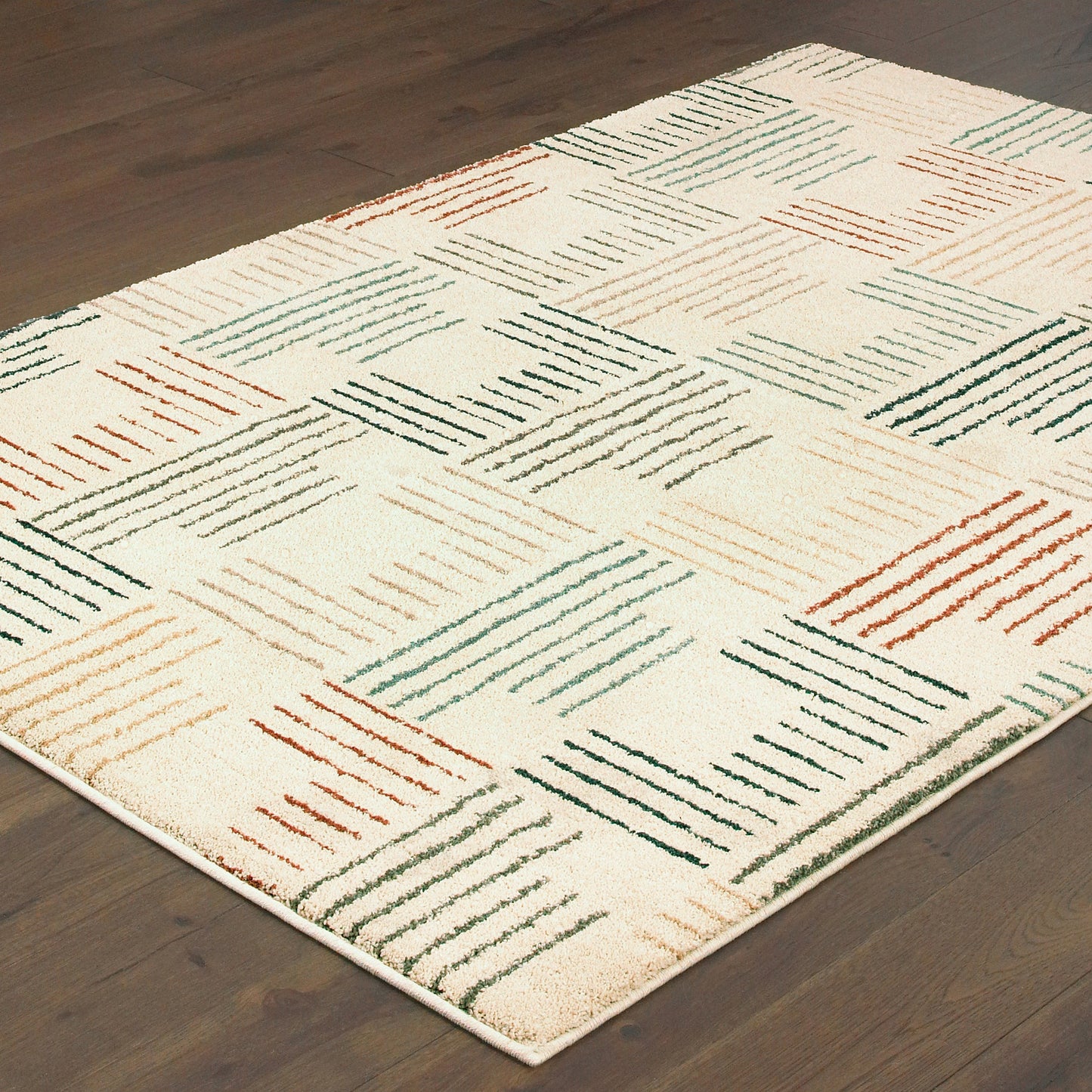 Oriental Weavers Carson  Ivory Multi Modern & Contemporary